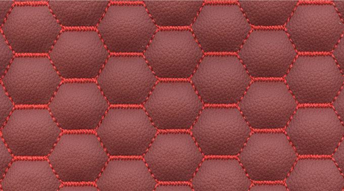 Kapitone Nakışlı Suni Deri